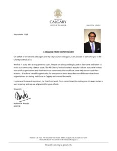 City of Calgary Mayor Approval